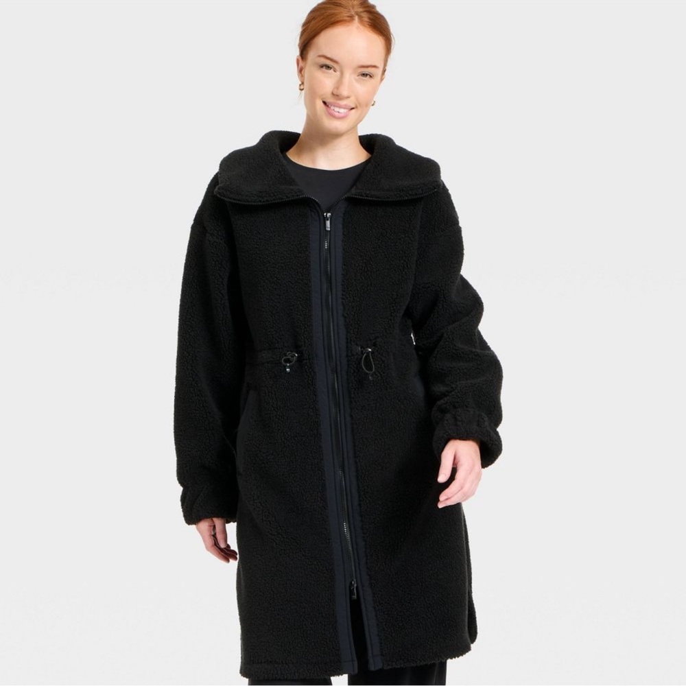 Nwt Women's Long High Pile Jacket